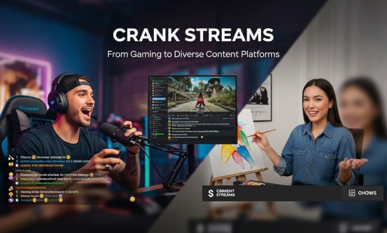 Crank Streams: From Gaming to Diverse Content Platforms